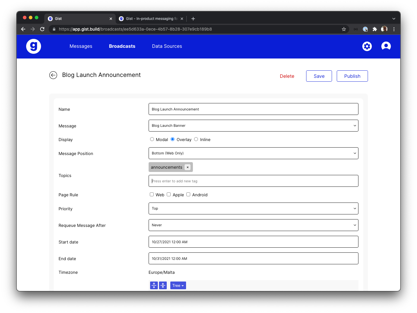 Create a floating banner & measure its success